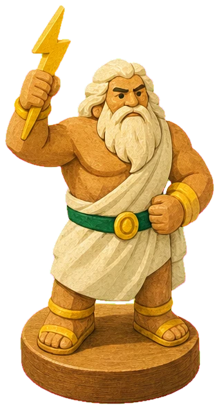 Spielfigur Donnergott